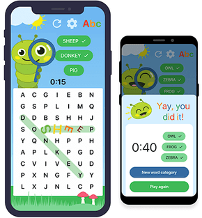 Game displaying on a phone
